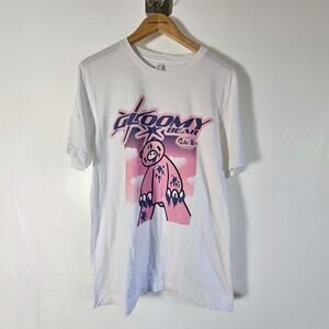 Gloomy Bear White Tee Shirt - L - Laforet Harajuku Pop Up
